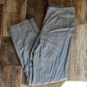 Plaid skinny pants